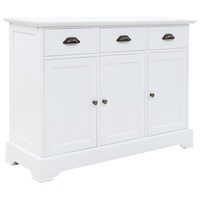 Sideboard with 3 Doors MDF and Pinewood 105x35x77.5 cm vidaXL