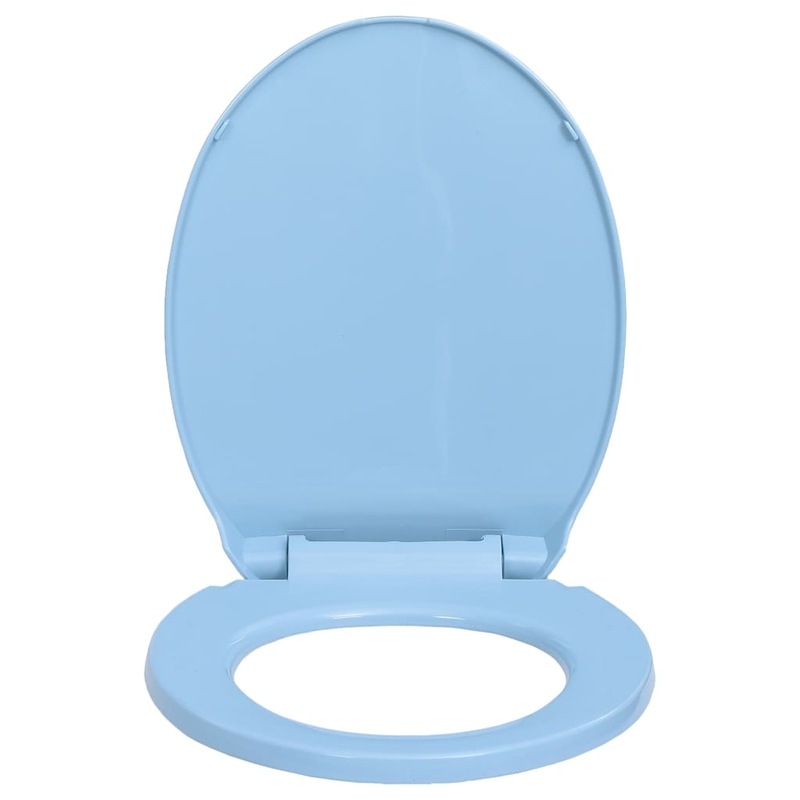 Buy SoftClose Toilet Seat Blue Oval MyDeal