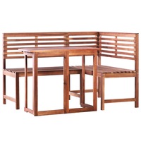 2 Piece Bistro Set Solid Acacia Wood vidaXL
