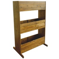 3-Tier Garden Raised Bed Solid Acacia Wood vidaXL