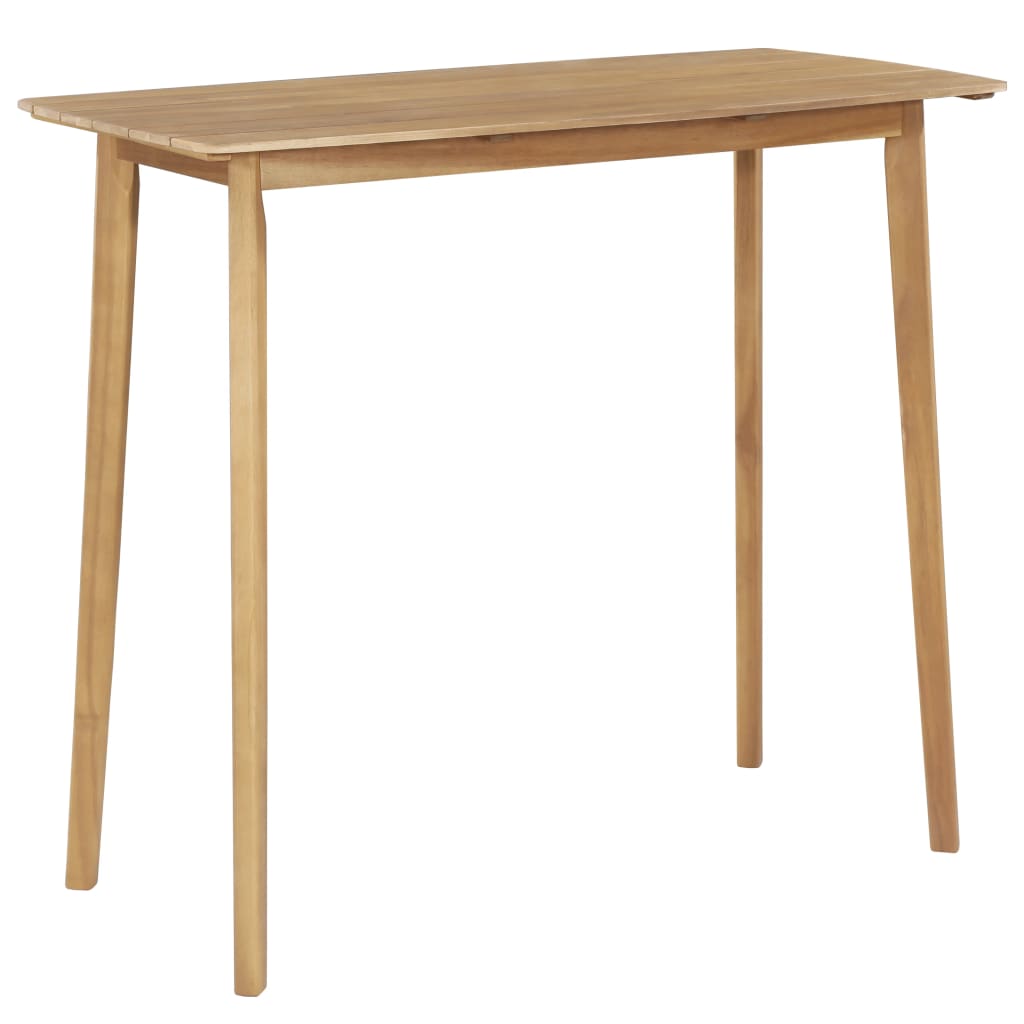 Bar Table 120x60x105 cm Solid Acacia Wood vidaXL