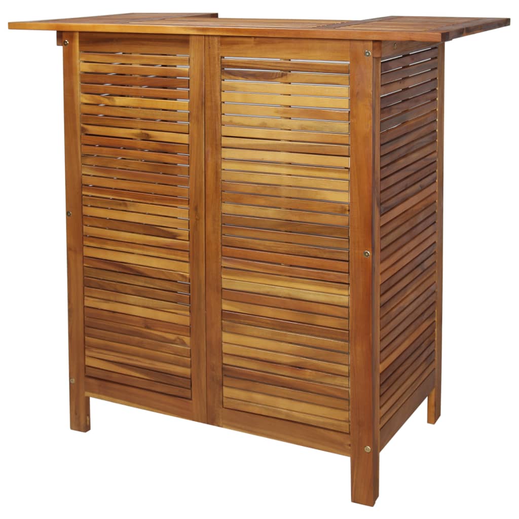 Bar Table 110x50x105 cm Solid Acacia Wood vidaXL