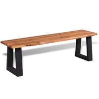 Bench Solid Acacia Wood 145 cm vidaXL