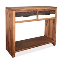Console Table Solid Acacia Wood 86x30x75 cm vidaXL