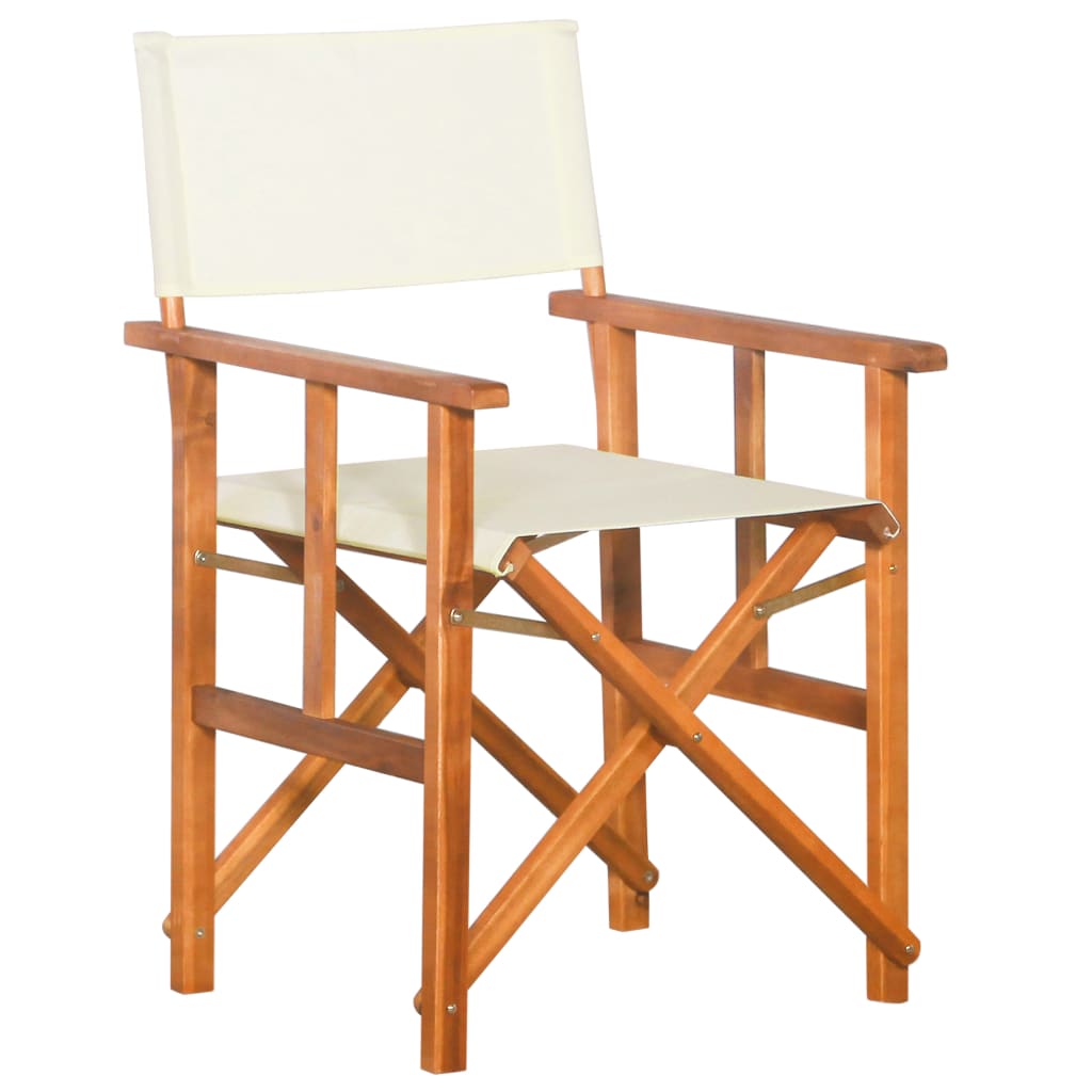 Director's Chair Solid Acacia Wood vidaXL
