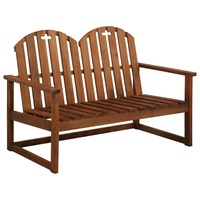 Garden Bench 110 cm Solid Acacia Wood vidaXL