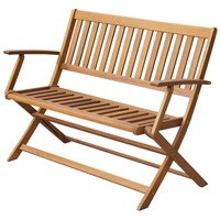 Garden Bench 120 cm Solid Acacia Wood vidaXL