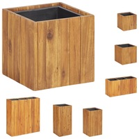 Garden Raised Bed Plant Pot Flower Box Terrace Balcony Solid Acacia Wood vidaXL