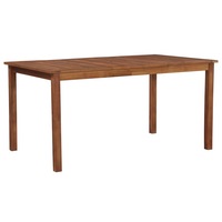 Garden Table 150x90x74 cm Solid Acacia Wood vidaXL
