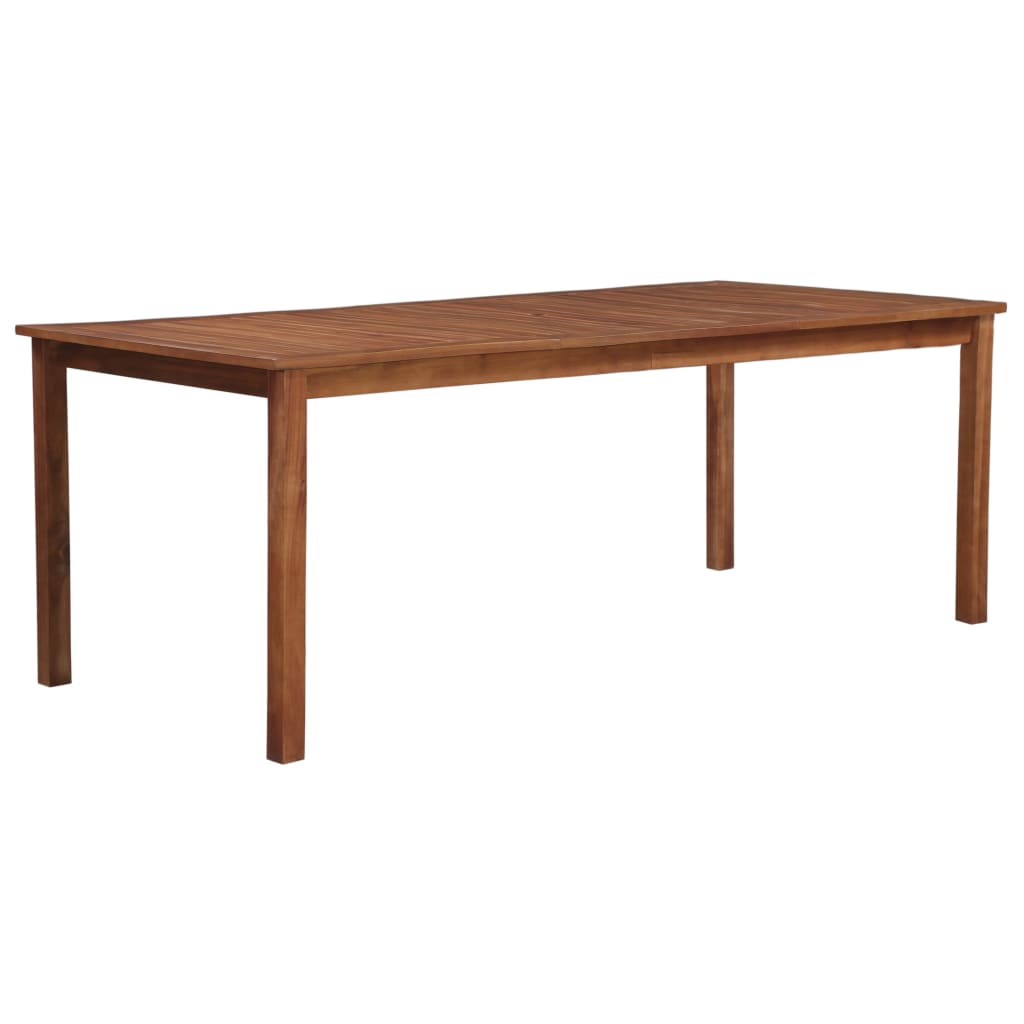 Garden Table 200x100x74 cm Solid Acacia Wood vidaXL