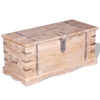 Storage Chest Solid Acacia Wood vidaXL