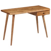 Writing Table Solid Acacia Wood 110x50x76 cm vidaXL