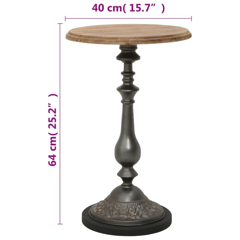 Buy End Table Solid Fir Wood 40x64 cm Brown vidaXL MyDeal