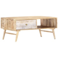 Coffee Table 88x60x40 cm Solid Mango Wood vidaXL