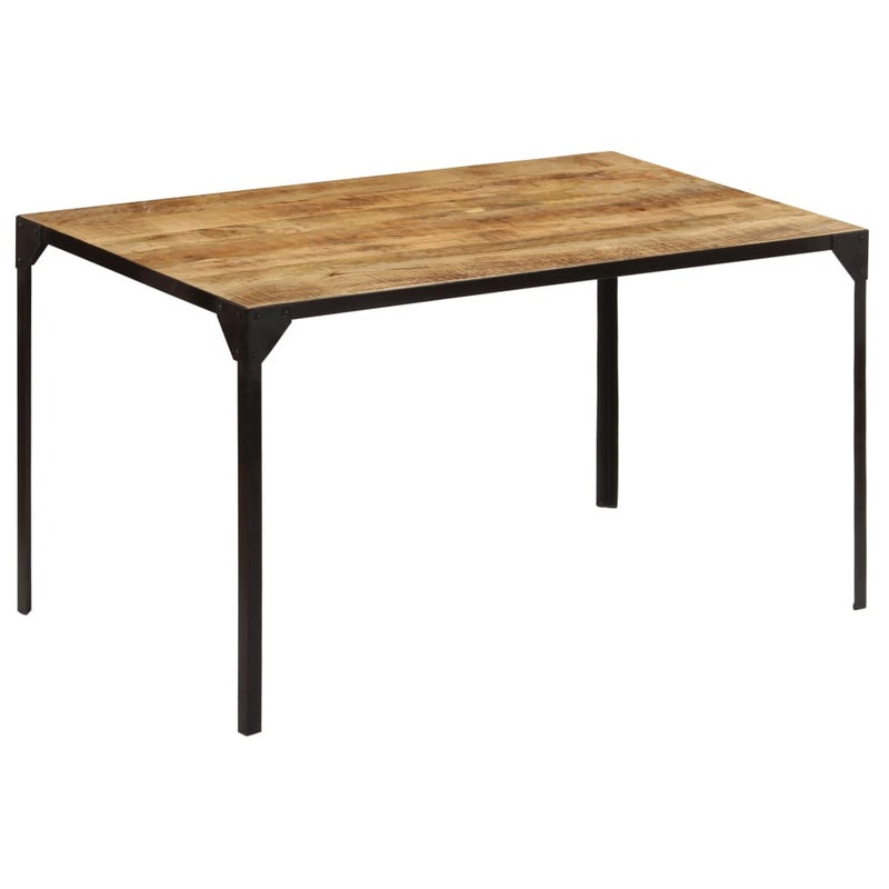 Buy Dining Table 140x80x76 cm Solid Mango Wood vidaXL - MyDeal