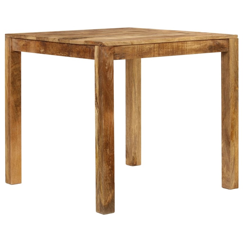 vidaXL Solid Mango Wood Dining Table 82cm Dinner Room Dinner Table