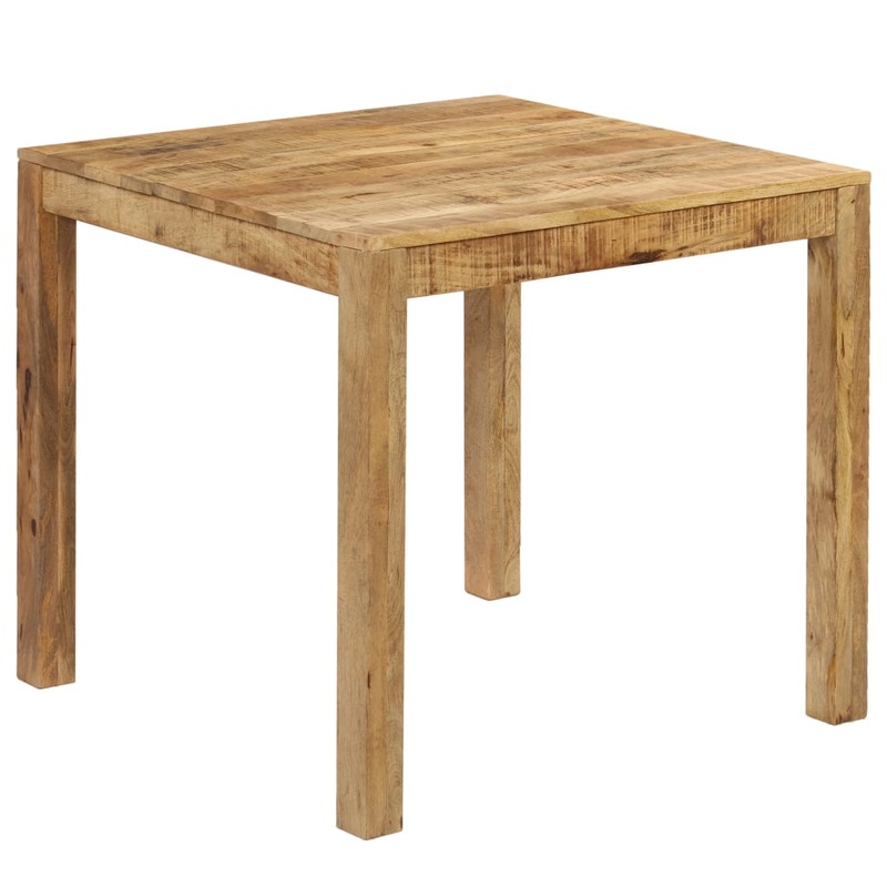 Dining Table Solid Mango Wood 82x80x76 cm MyDeal