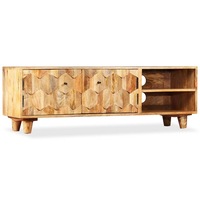 TV Cabinet Solid Mango Wood 118x35x40 cm vidaXL