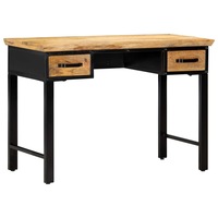 Writing Table 110x50x76 cm Solid Mango Wood vidaXL