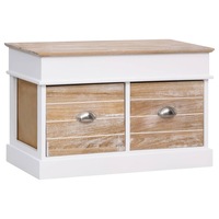 Hall Bench 70x35x45 cm Paulownia Wood vidaXL