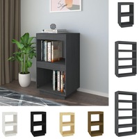 Solid Pinewood Book Cabinet/Room Divider Furniture Multi Colours/Sizes vidaXL