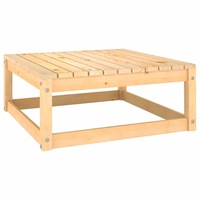 Garden Footstool 70x70x30 cm Solid Pinewood vidaXL