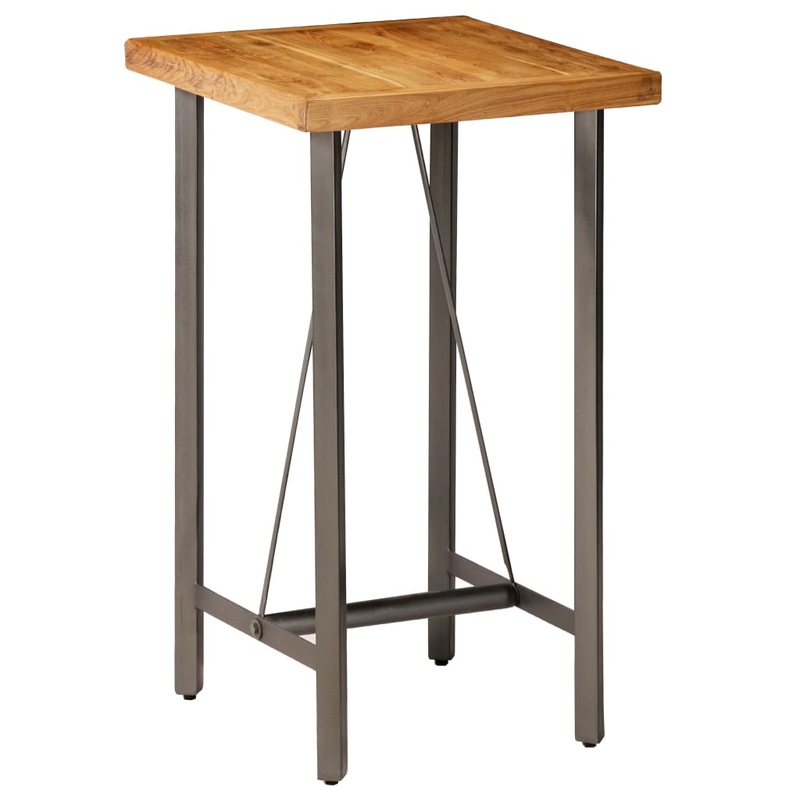 Buy Bar Table Solid Reclaimed Teak 60x60x107 cm vidaXL MyDeal