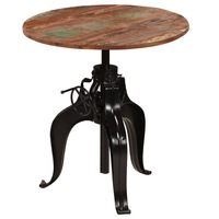 Bar Table Solid Reclaimed Wood 75x(76-110) cm vidaXL
