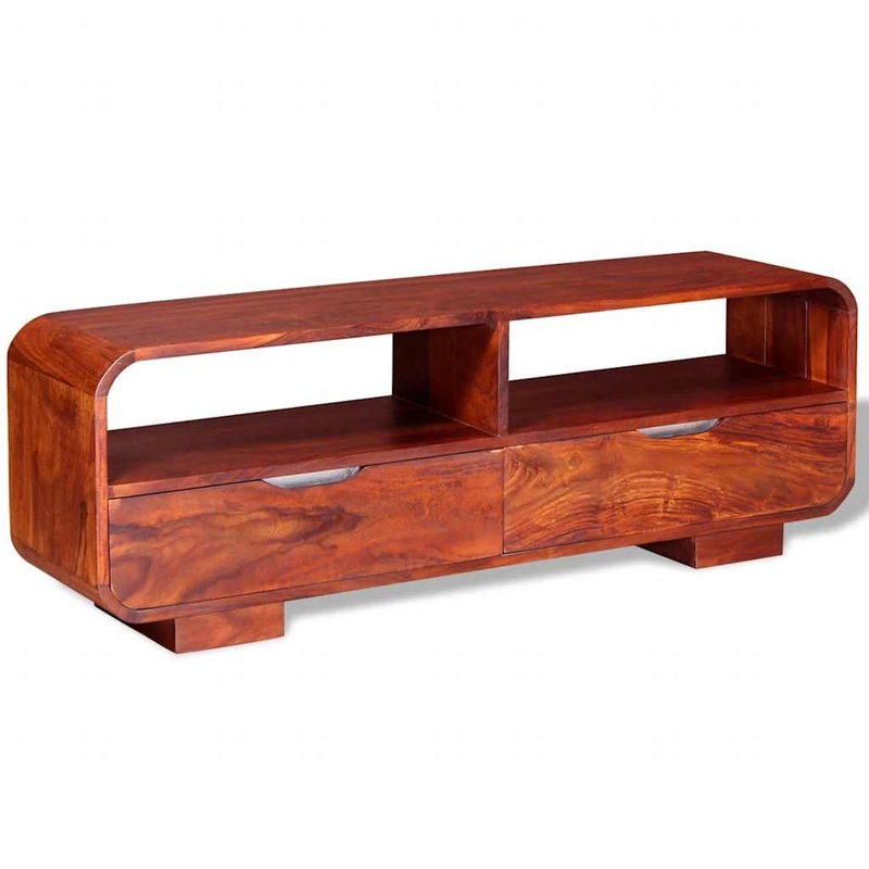 Buy TV Solid Sheesham Wood 116x30x40 cm MyDeal