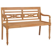 Batavia Bench 120 cm Teak vidaXL