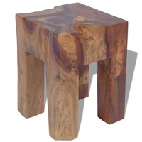 Stool Solid Teak Wood vidaXL
