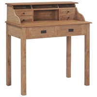 Desk 90x50x100 cm Solid Teak Wood vidaXL
