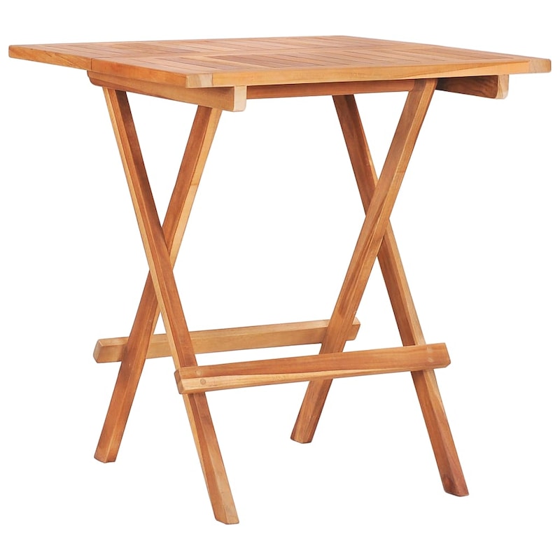 Buy Folding Bistro Table 60x60x65 cm Solid Teak Wood vidaXL - MyDeal