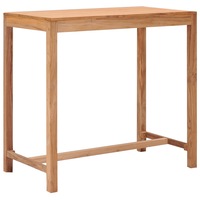 Garden Bar Table 110x60x105 cm Solid Teak Wood vidaXL