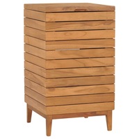 Laundry Basket 40x40x70 cm Solid Teak Wood vidaXL
