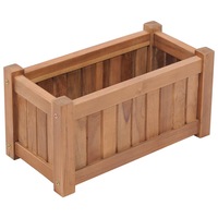 Raised Bed 50x25x25 cm Solid Teak Wood vidaXL