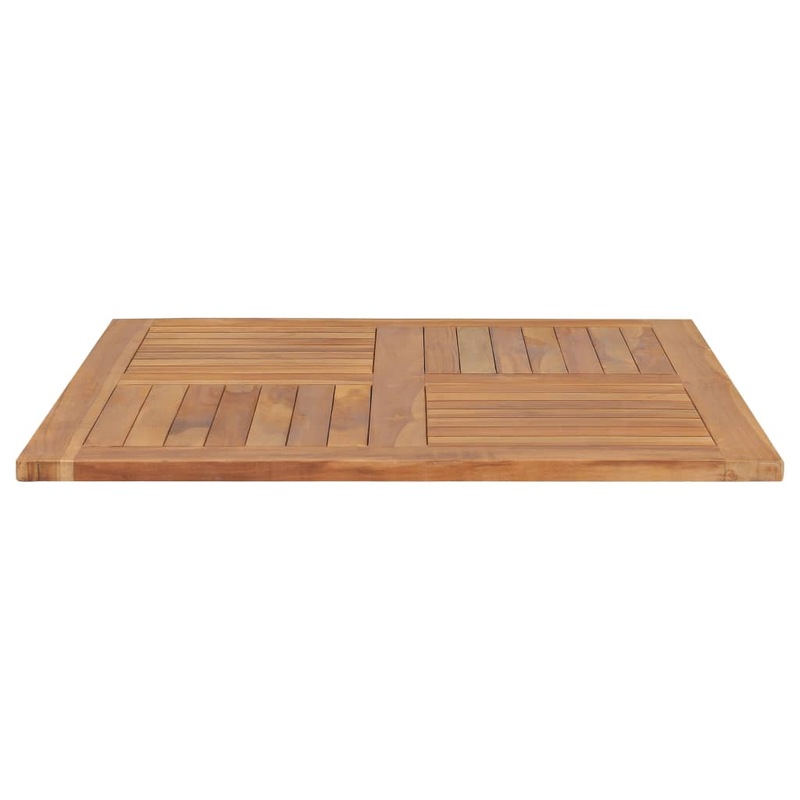 Buy Table Top Solid Teak Wood Square 90x90x2.5 cm MyDeal