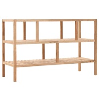 Bathroom Shelf Solid Walnut Wood 100x40x65 cm vidaXL