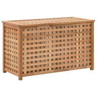 Laundry Chest 77.5x37.5x46.5 cm Solid Walnut Wood vidaXL