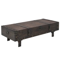 Coffee Table Plywood Vintage Style 120x55x35 cm vidaXL