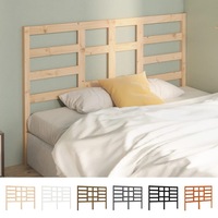 Solid Wood Pine Bed Headboard Home Bedroom Bedhead Multi Colour/Sizes vidaXL