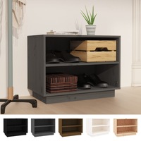Shoe Cabinet Shoe Organiser Storage Rack Cupboard Shelf Solid Wood Pine vidaXL