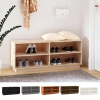 Shoe Cabinet Shoe Organiser Storage Rack Cupboard Shelf Solid Wood Pine vidaXL