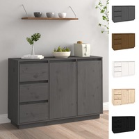 Solid Wood Pine Sideboard Home Cupboard Storage Cabinet Multi Colours vidaXL