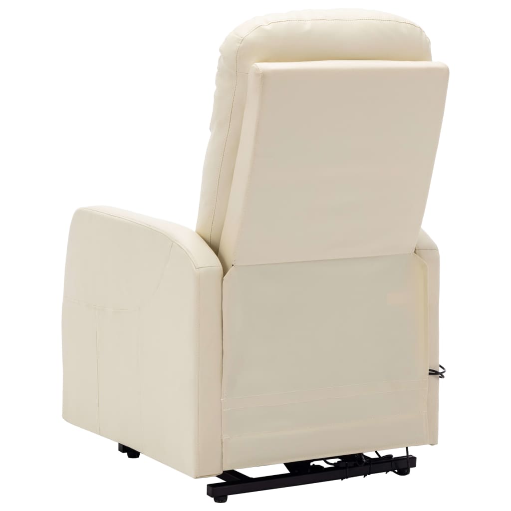 faux leather lift recliner