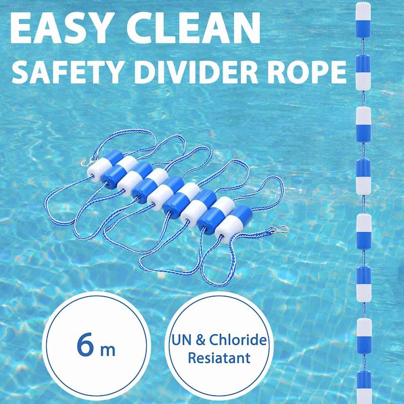 Buy Swimming Pool Safety Divider Rope 6 m Plastic vidaXL - MyDeal