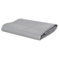 Tarpaulin 650 g/m� 4x6 m Grey vidaXL