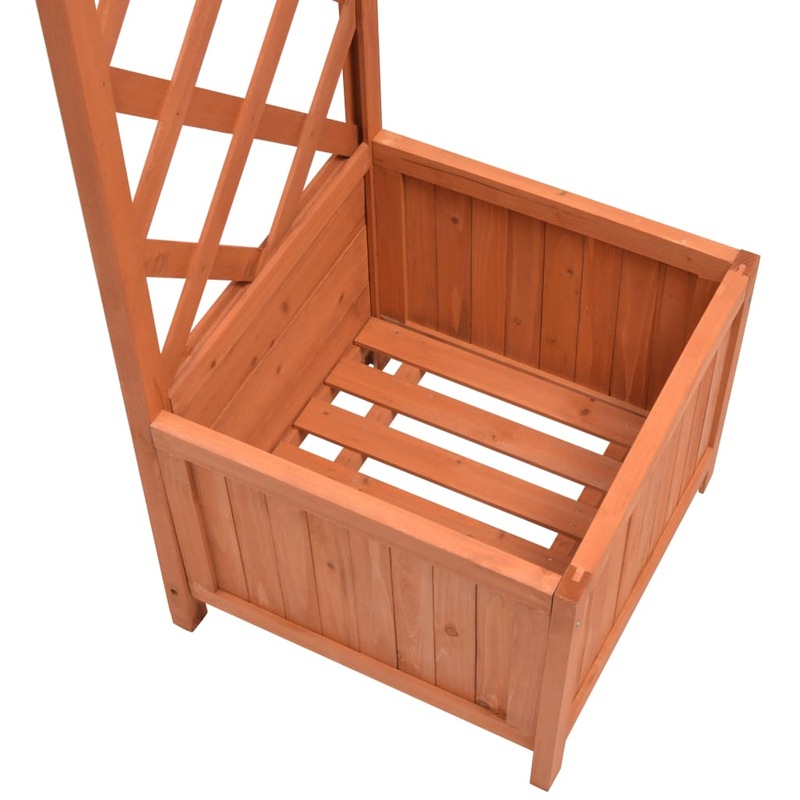 Trellis Rose Arch with Planters 180x40x205 cm MyDeal