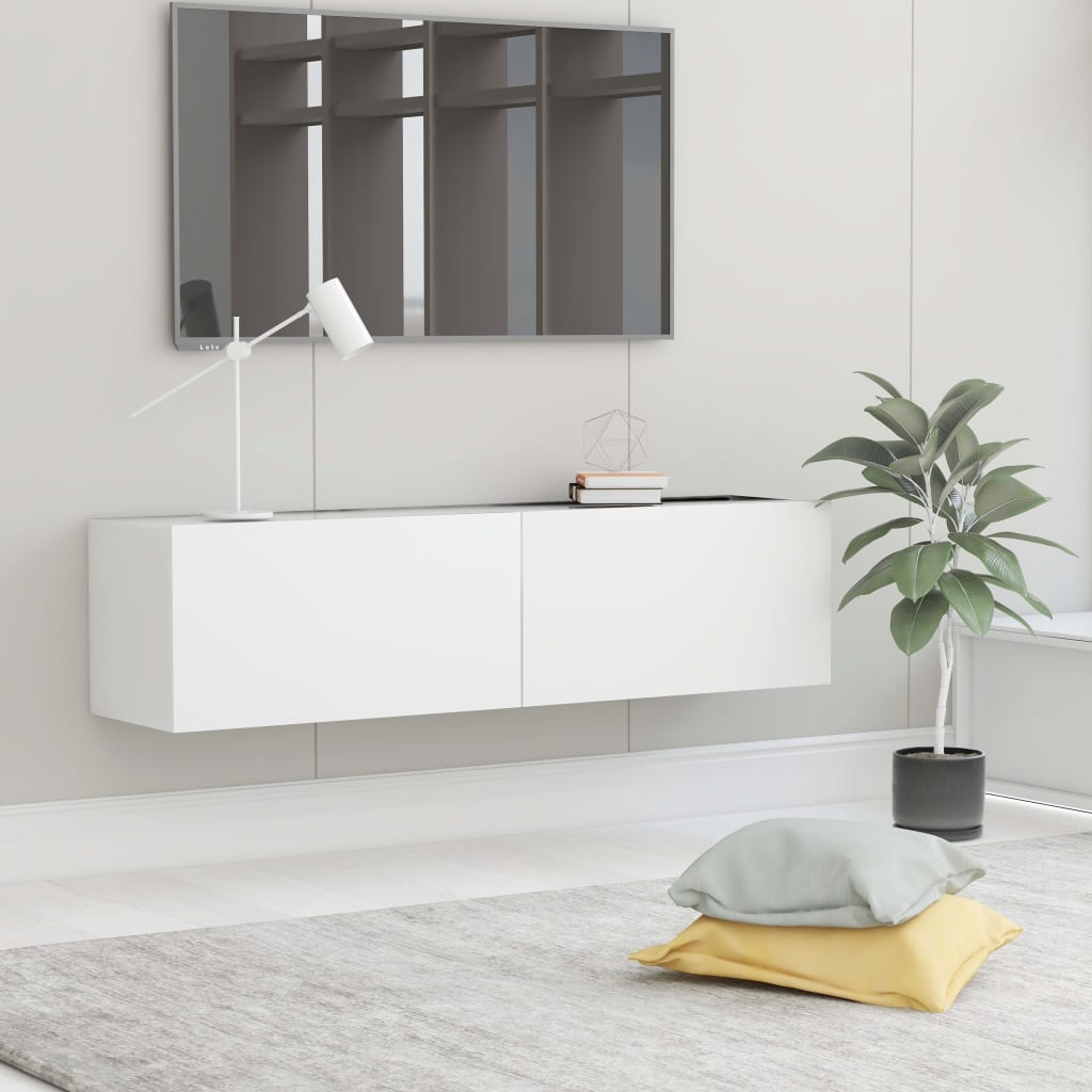 TV Cabinet White 120x30x30 cm Engineered Wood vidaXL
