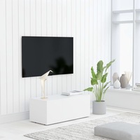 TV Cabinet White 80x34x30 cm Engineered Wood vidaXL
